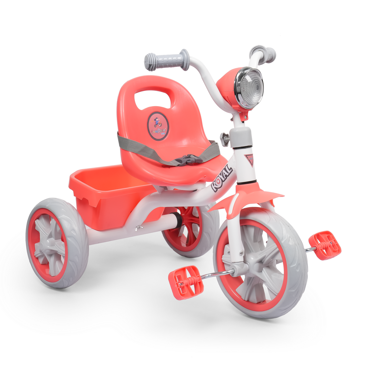 Kids Royel DX Trike With Light Music & Rear Basket FT-600 Pink