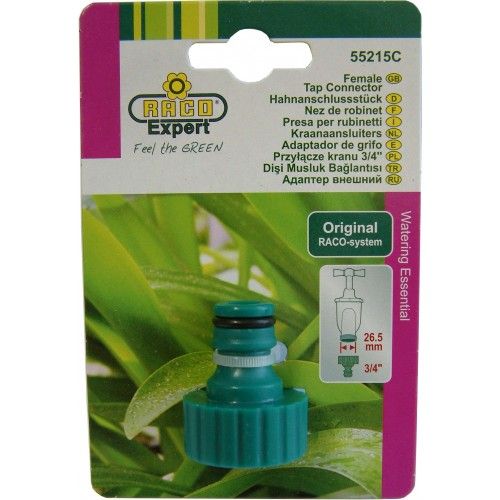 Hose Female Tapnut RT55/215B 3/4" connector for secure, leak-free hose fittings in garden and plumbing applications.