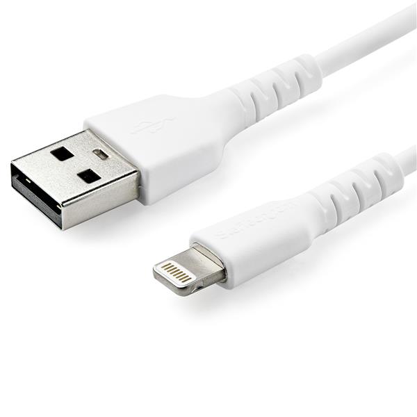 1m 3.3 ft USB to Lightning Cable - Apple MFi Certified - White