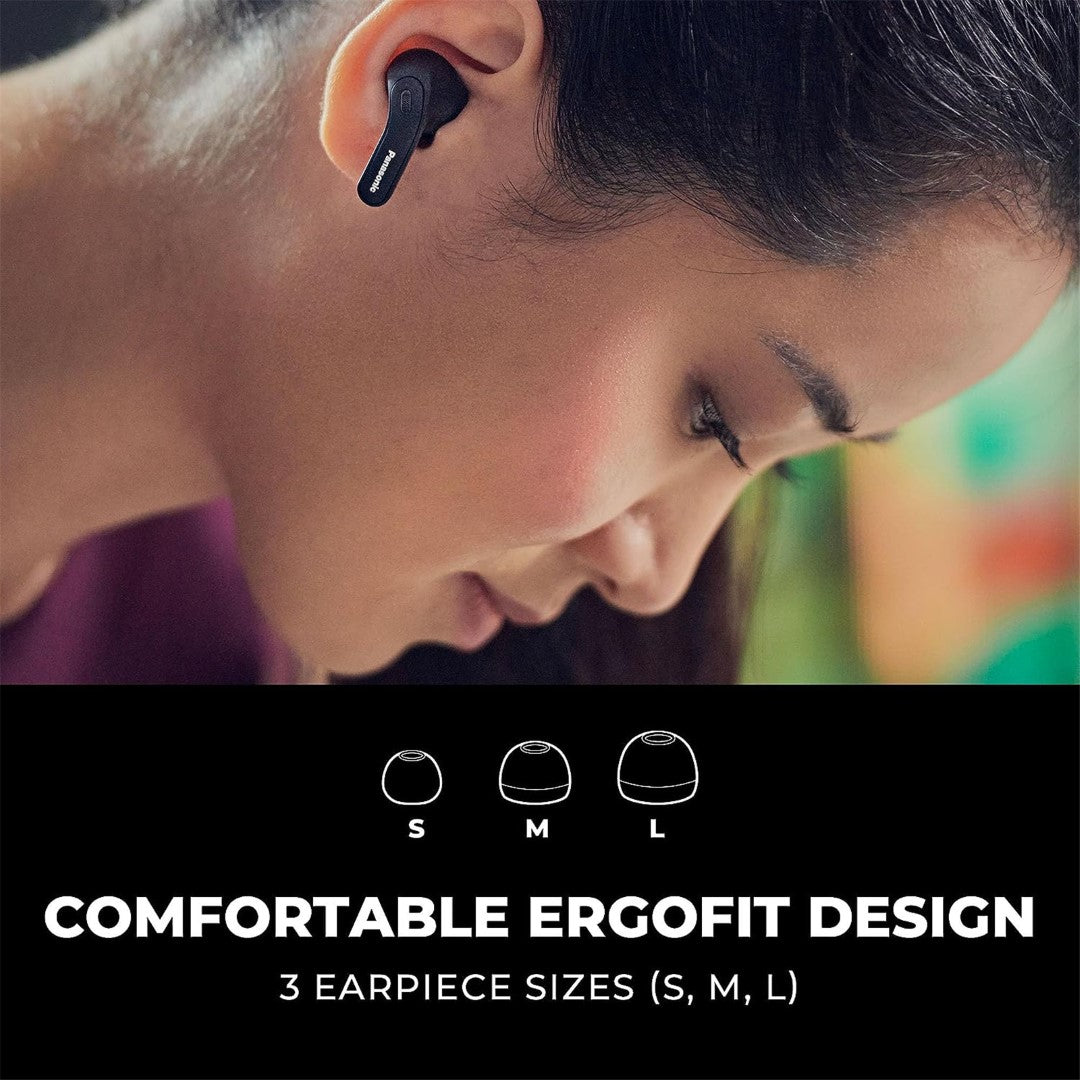 True Wireless Earphones - Panasonic RZ-B310 ErgoFit with Noise Cancelling