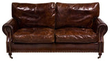 Sofa Leather - Kensington 2 Seater Vintage Cigar