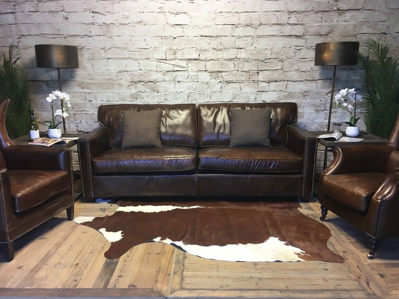 Sofa 3 Seater - Madison Vintage Cigar