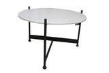 Coffee Table With Marble Top (60cm)