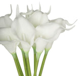Artificial Flower Bunch - 9 PCE CALALILY (WHITE)