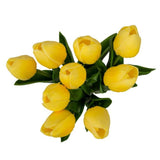 Artificial TULIP BUNCH - 9 PCE (YELLOW)