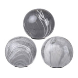 Grey Marbleised Balls Set of 3