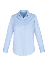 Camden Womens Long Sleeve Shirt - Blue
