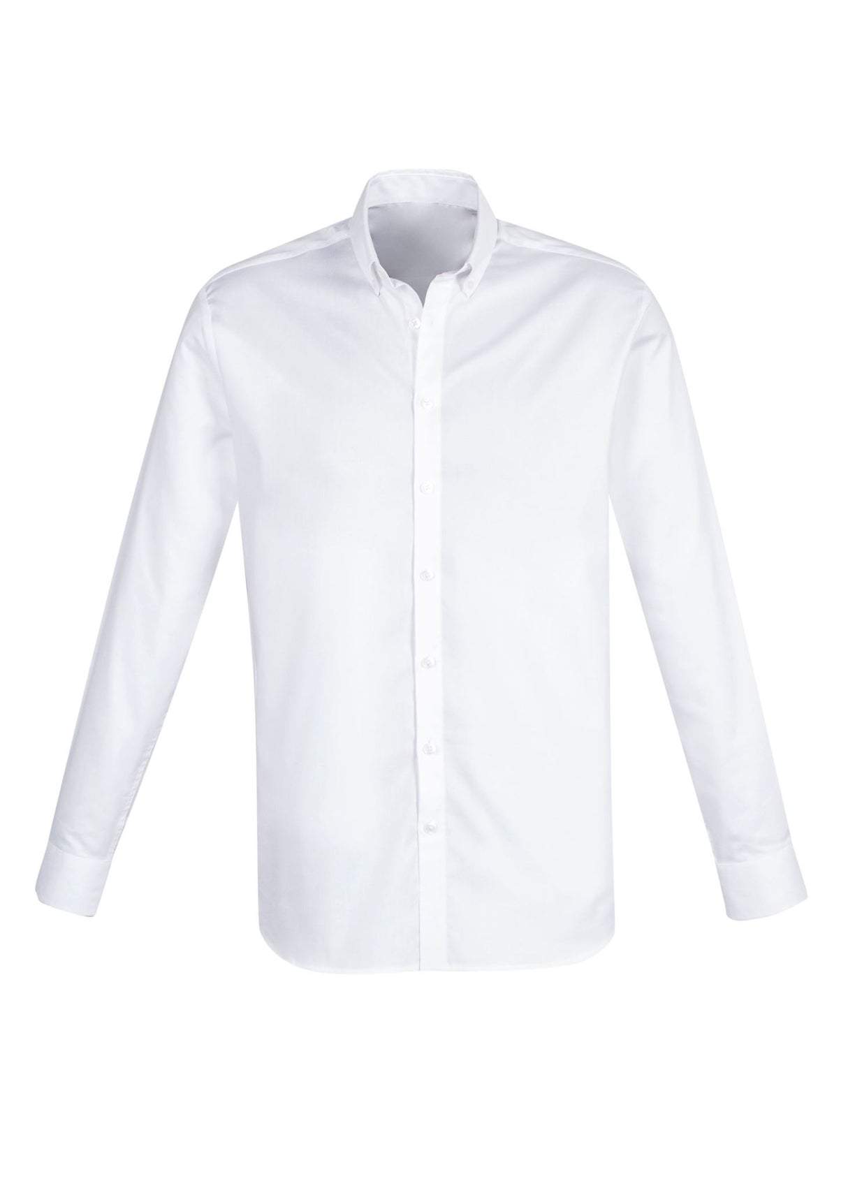 Camden Mens Long Sleeve Shirt - White