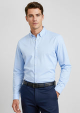 Camden Mens Long Sleeve Shirt - Black