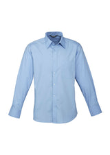 Base Mens Long Sleeve Shirt - Blue