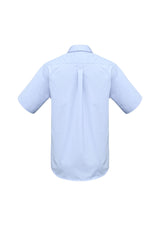 Base Mens Short Sleeve Shirt - Blue