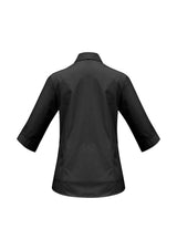 Base Womens 3/4 Sleeve Shirt - Black
