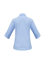 Base Womens 3/4 Sleeve Shirt - Blue