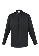 Memphis Mens Long Sleeve Shirt - Black