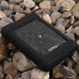 Rugged Hard Drive Enclosure - USB 3.0 to 2.5in SATA 6Gbps HDD or SSD - UASP