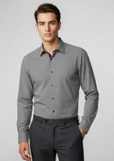 Edge Mens Long Sleeve Shirt - Black