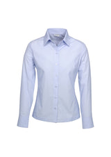 Ambassador Womens Long Sleeve Shirt - Blue