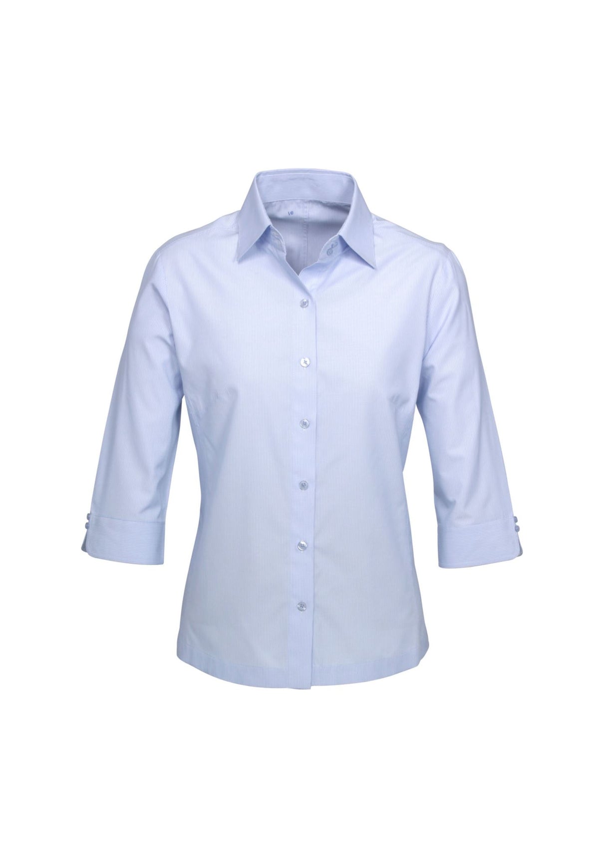 Ambassador Womens 3/4 Sleeve Shirt - Blue