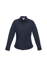 Bondi Womens Long Sleeve Shirt - Navy