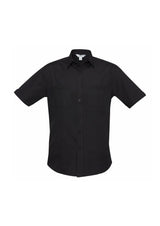 Bondi Mens Short Sleeve Shirt - Black