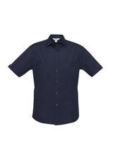 Bondi Mens Short Sleeve Shirt - Navy