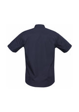 Bondi Mens Short Sleeve Shirt - Navy