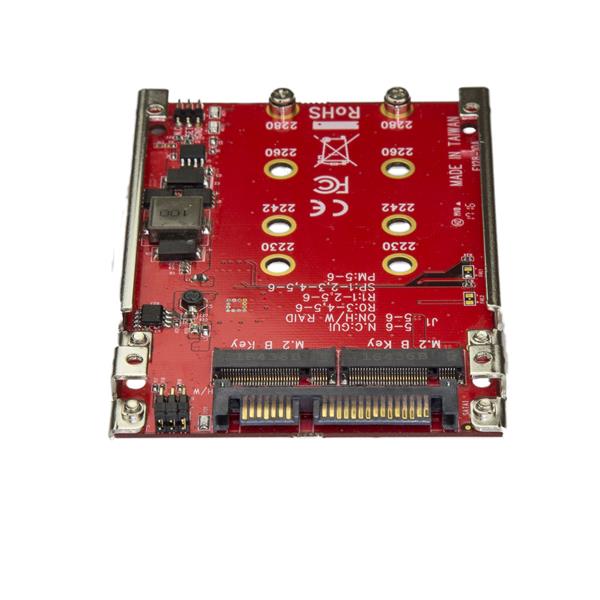 Dual-Slot M.2 Drive to SATA Adapter for 76cm Drive Bay - RAID