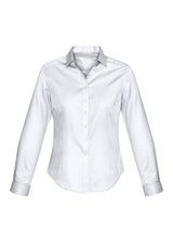 Dalton Womens Long Sleeve Shirt - White
