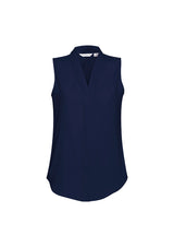 Madison Womens Sleeveless Top - Midnight Blue