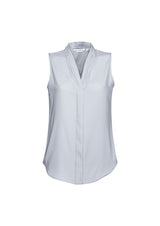 Madison Womens Sleeveless Top - Silver Mist