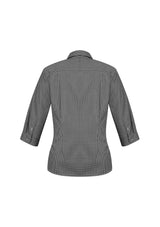 Ellison Womens 3/4 Sleeve Shirt - Black