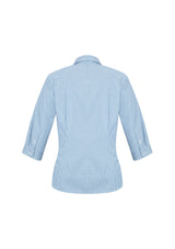 Ellison Womens 3/4 Sleeve Shirt - Blue
