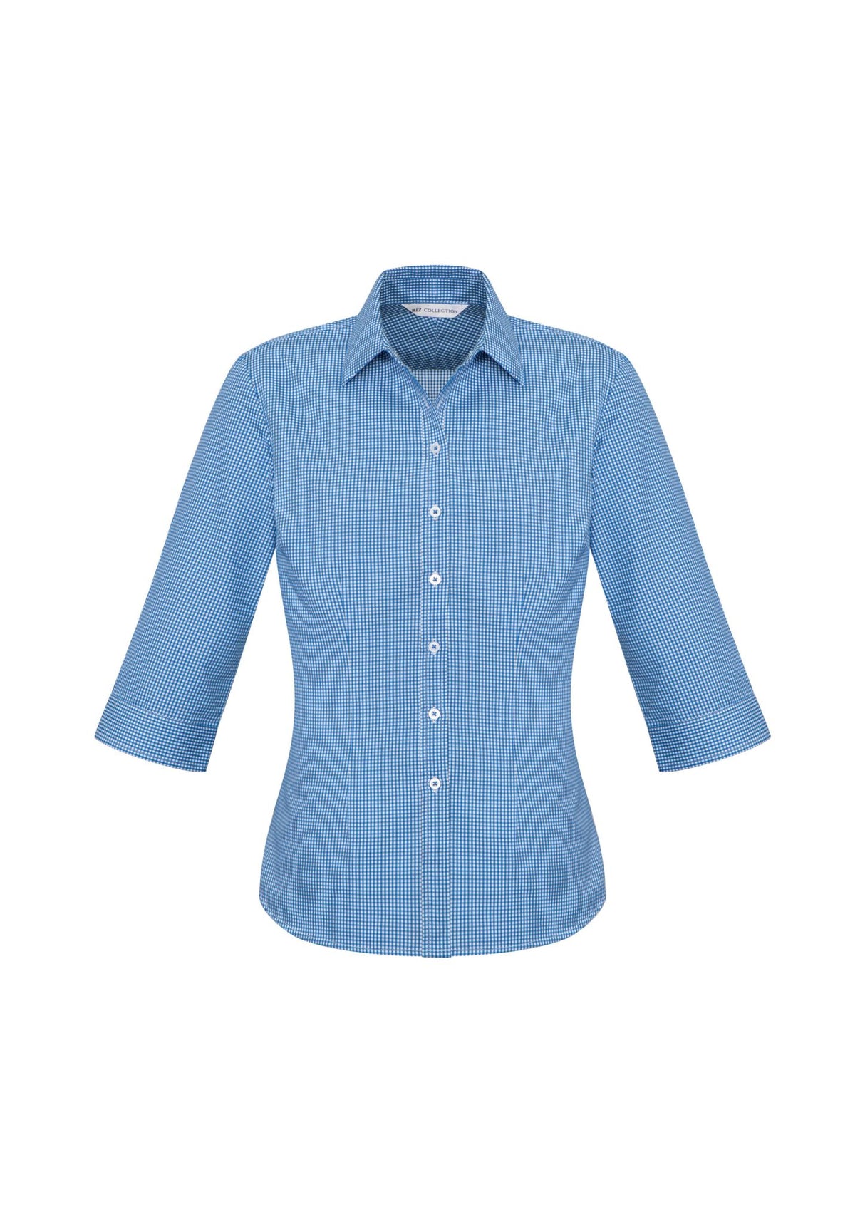 Ellison Womens 3/4 Sleeve Shirt - French Blue