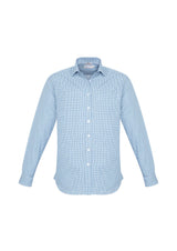 Ellison Mens Long Sleeve Shirt - Blue