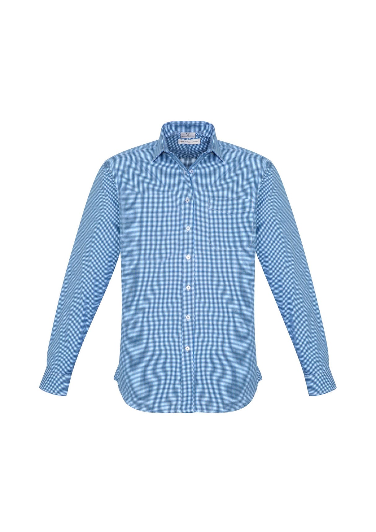 Ellison Mens Long Sleeve Shirt - French Blue