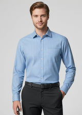 Ellison Mens Long Sleeve Shirt - Black