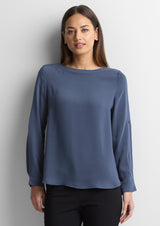Madison Womens Boatneck Top - Ivory