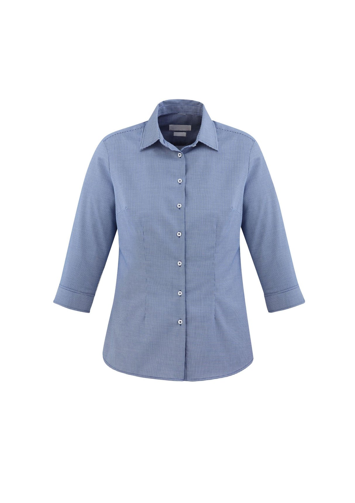 Jagger Womens 3/4 Sleeve Shirt - French Blue