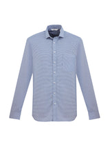 Jagger Mens Long Sleeve Shirt - French Blue