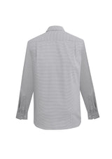 Jagger Mens Long Sleeve Shirt - Silver