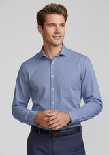 Jagger Mens Long Sleeve Shirt - French Blue