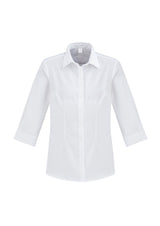 Regent Womens 3/4 Sleeve Shirt - White
