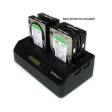 4 Bay USB 3.0 eSATA to SATA Standalone 1:3 HDD Hard Drive Duplicator Dock