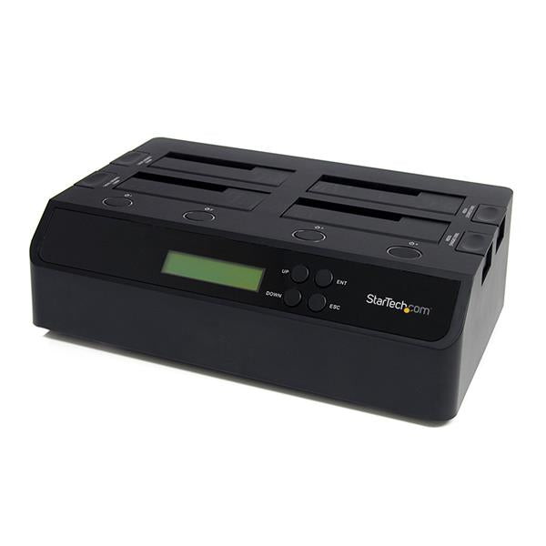 4 Bay USB 3.0 eSATA to SATA Standalone 1:3 HDD Hard Drive Duplicator Dock