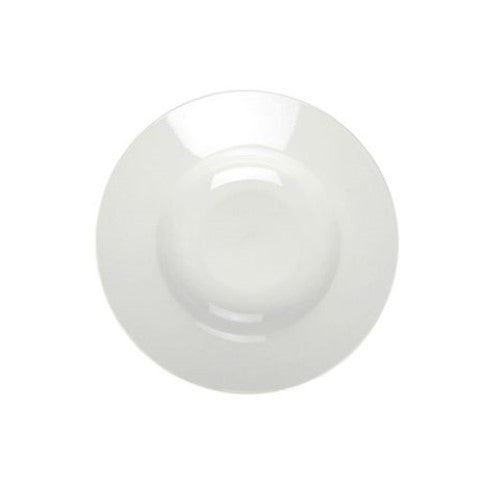 White Rimmed Soup/Pasta Plate 31cm (8)