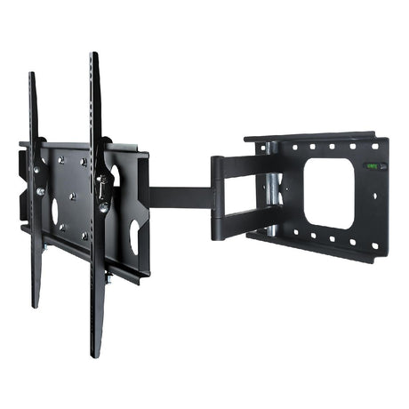 Smartfox NZ Cantilever TV Bracket for 40”-65” TVs, supports 50kg, features tilt and full motion for optimal viewing.