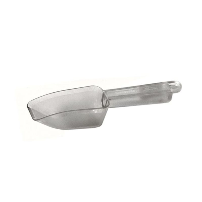 SCOOP - FLAT BOTTOM CLEAR PLASTIC (600ML)