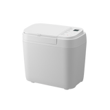 Panasonic SD-R2530WST Breadmaker in elegant white, featuring 30 programmes for fresh bread, cakes, and gluten-free options.