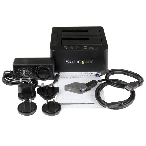 USB 3.1 (10Gbps) Standalone Duplicator Dock for 2.5" & 3.5" SATA SSD/HDD Drives