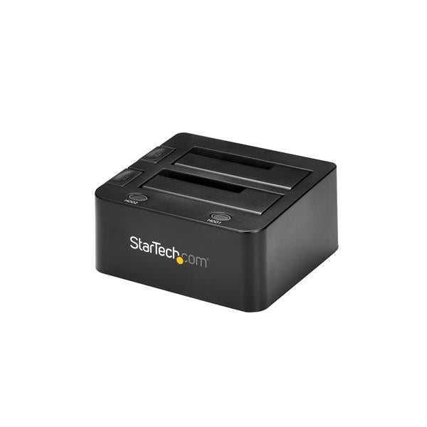 USB 3.0 Dual Hard Drive Dock w/ UASP for 2.5/3.5in SSD / HDD – SATA 6 Gbps